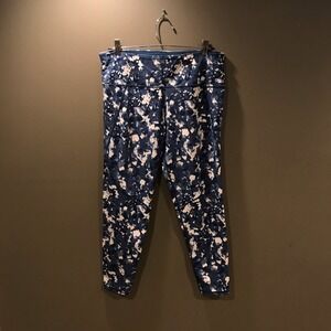 Sweaty Betty The Power 7/8 Length Leggings in Blue Patch Print